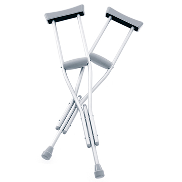 A set of crutches